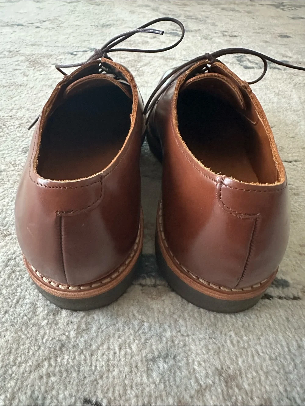 Allen Edmonds Chestnut Brown Derby Shoes